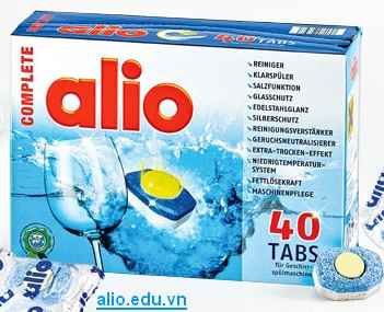 Viên rửa bát Alio 40 tabs