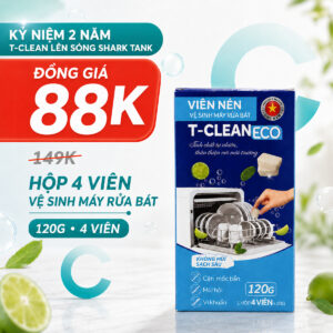 Viên vệ sinh máy rửa bát T-Clean Eco