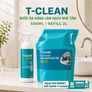 Xịt đa năng làm sạch nhà tắm T-Clean Eco