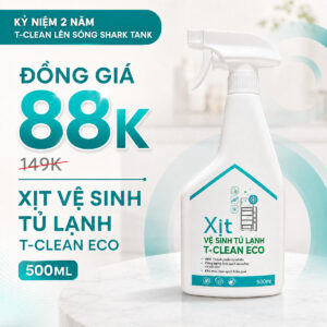 Xịt vệ sinh tủ lạnh T-Clean Eco 500ml