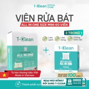 Viên rửa bát T-Clean Mini cho máy rửa bát nhỏ