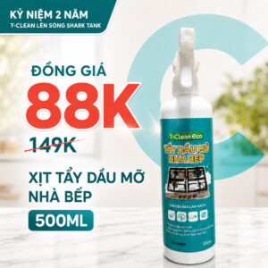 Tẩy dầu mỡ nhà bếp T-Clean Eco