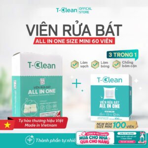 Viên rửa bát T-Clean Mini cho máy rửa bát nhỏ