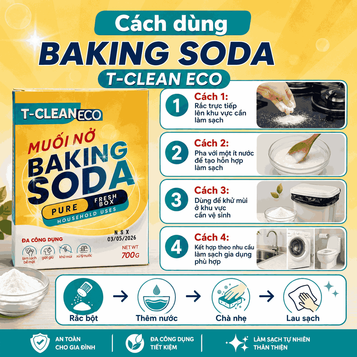 Baking Soda T-Clean Eco6