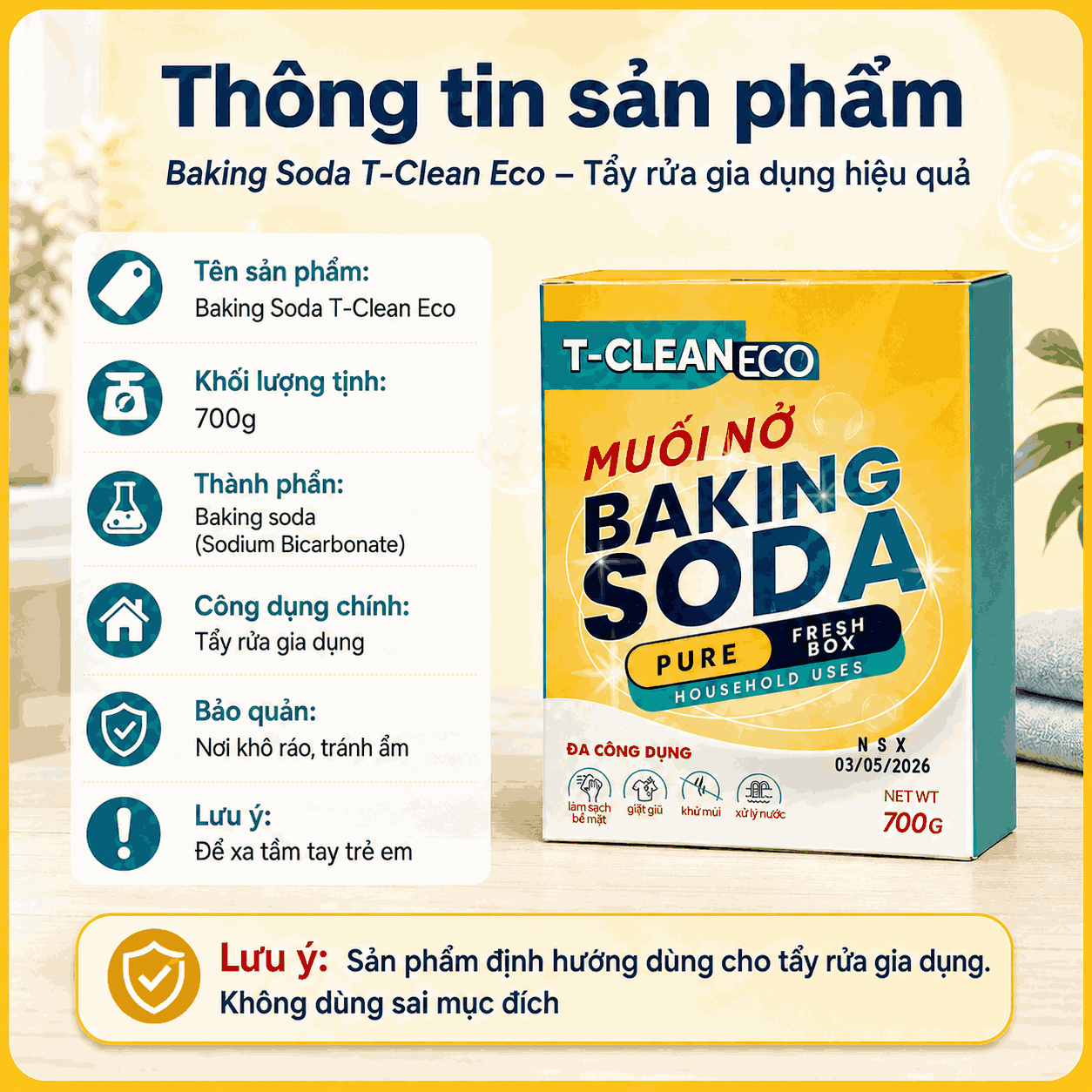 Baking Soda T-Clean Eco8