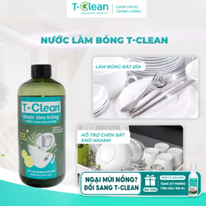Nước làm bóng T-Clean Eco 500ml cho máy rửa bát
