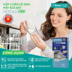Viên vệ sinh máy rửa bát T-Clean Eco