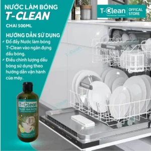 Nước làm bóng T-Clean Eco 500ml cho máy rửa bát