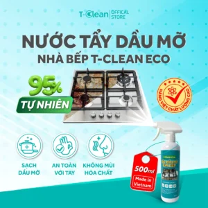 tẩy dầu mỡ nhà bếp t-clean eco