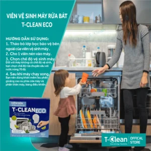 Viên vệ sinh máy rửa bát T-Clean Eco