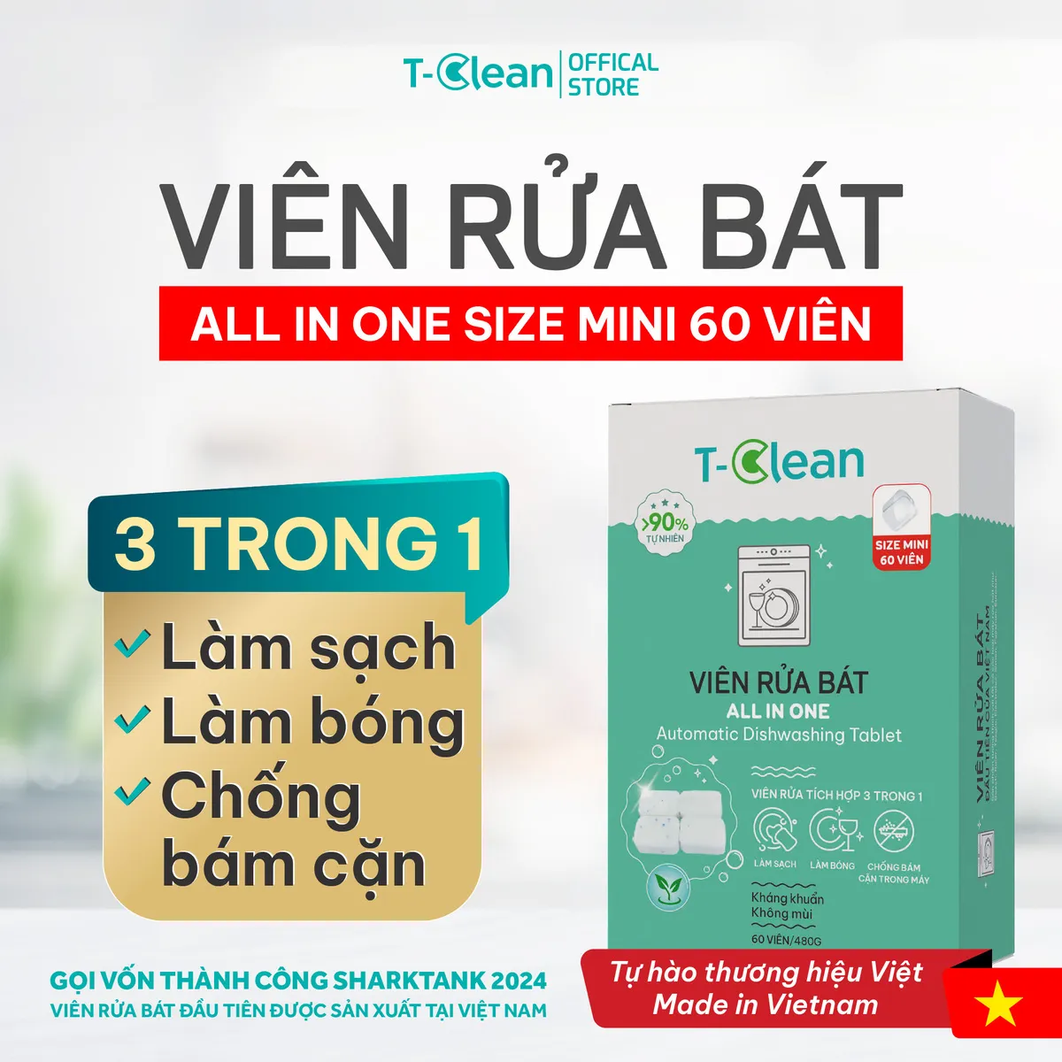 vien-rua-bat-tclean-eco-mini Viên rửa bát T-Clean Mini 60 viên cho máy rửa bát