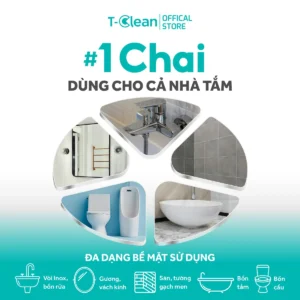 Xịt da năng làm sạch nhà tắm T-Clean Eco