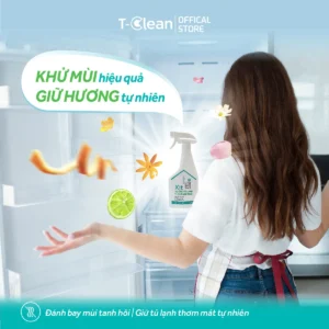 Xịt vệ sinh tủ lạnh T-Clean Eco làm sạch và khử mùi tủ lạnh