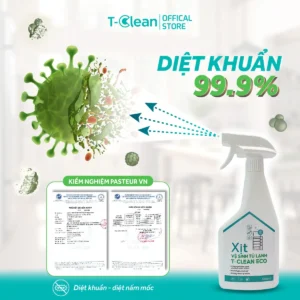 Xịt vệ sinh tủ lạnh T-Clean Eco làm sạch và khử mùi tủ lạnh