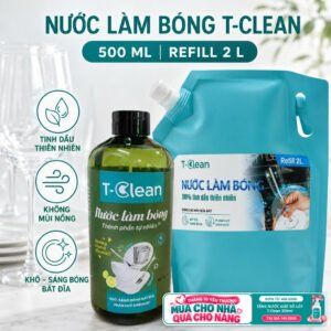 Nước làm bóng T-Clean Eco 500ml cho máy rửa bát