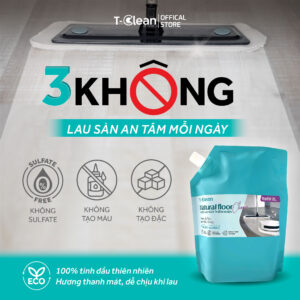 Nước lau sàn thiên nhiên T-Clean
