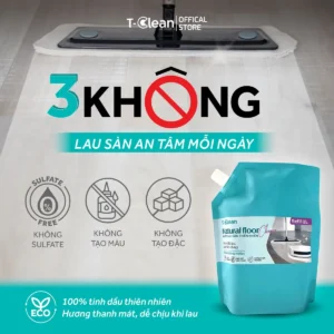 Nước lau sàn thiên nhiên T-Clean